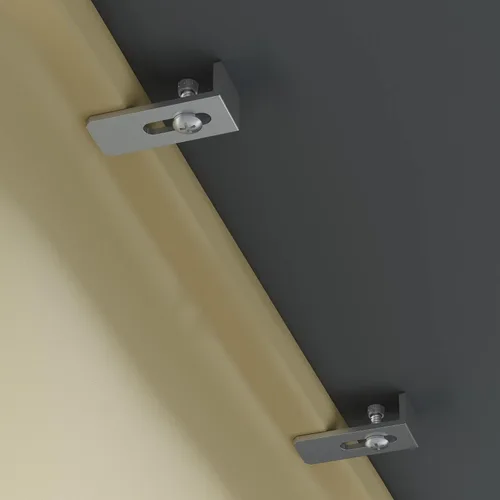 Miniatura 3 de Dowell 6011-10 - Clips para fregadero de baño, soportes para lavabo, 4 clips, tornillos y anclajes