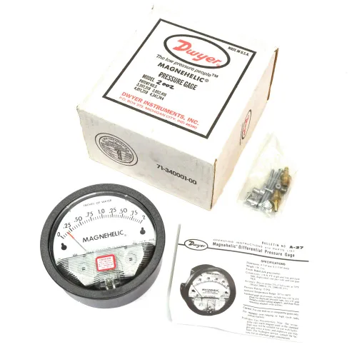 Miniatura 8 de Dwyer 2005 Magnehelic Medidor de presión diferencial, Tipo, 0 a 5" WC, 4