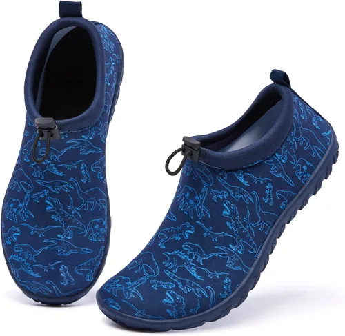 Racqua Zapatos de agua para niños y niñas, zapatos de natación de secado rápido, ligeros, para playa, piscina, natación (niños pequeñosgrandes)