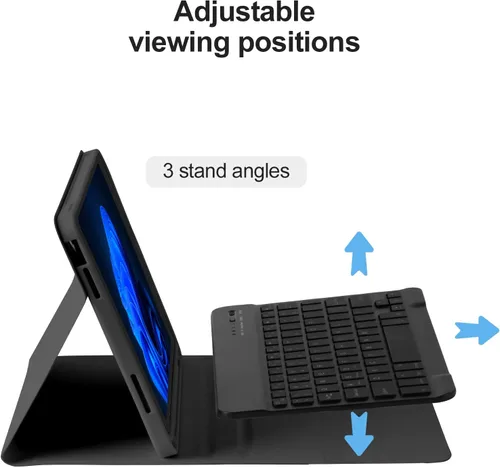 Miniatura 6 de BQSS Funda para iPad (A16) de 11ª y 10ª Generación con Teclado, Activación/Suspensión Automática, Funda con Teclado Bluetooth Inalámbrico