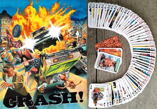 Miniatura 7 de Carteles de juego de camiones pesados (baraja de póquer 54 cartas, todas diferentes) Carteles automotrices retro vintage camiones maquinaria