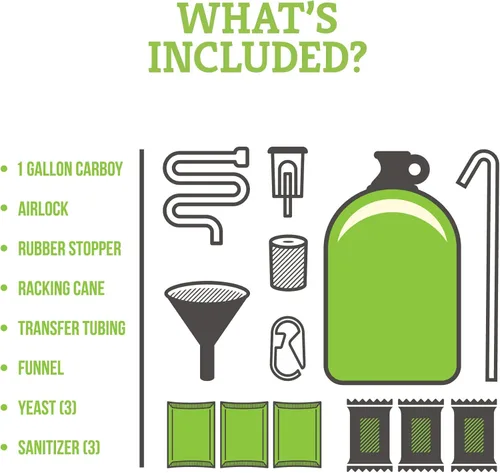 Miniatura 3 de Craft A Brew - Kit de sidra dura - Kit de elaboración de cerveza - Fabrica tu propia cerveza artesanal - Equipo completo y suministros - Kit