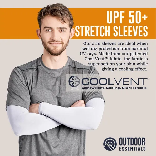 Miniatura 33 de Mangas de compresión de enfriamiento para hombres y mujeres, con protección solar UV UPF 50, paquete múltiple, mangas protectoras de brazos