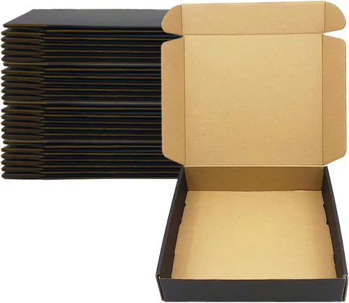 Miniatura 10 de Paquete de 24 Cajas de Envío de 6x5x4 Pulgadas, Cajas de Cartón Corrugado Negro de 3 Capas, Cajas de Correo para Embalaje de Pequeñas Empresas