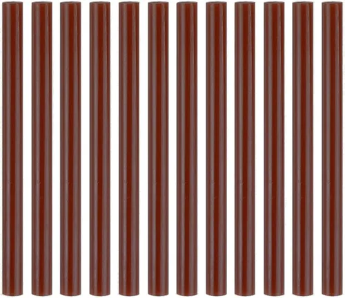 Miniatura 6 de HUIHUIBAO 12 barras de pegamento caliente de colores, mini pegamento adhesivo termofusible para manualidades, 0.276 x 3.937 in, negro