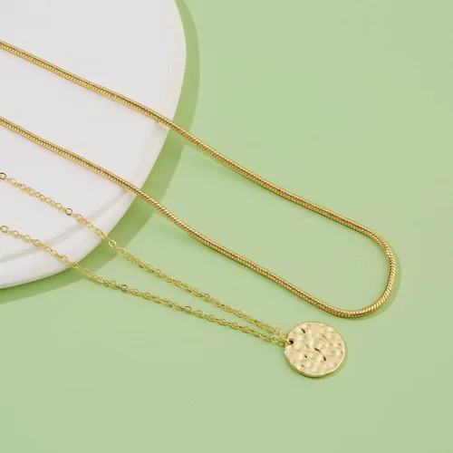 Miniatura 38 de Collares en capas para mujer, chapados en plata, delicada cuerda torcida de serpiente, delicado collar en capas, gargantilla de diferentes