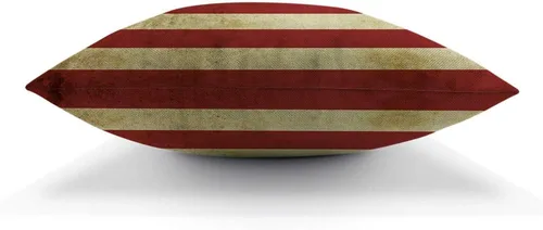 Miniatura 5 de AOYEGO Funda de almohada patriótica con diseño de bandera de los Estados Unidos, diseño de rayas vintage, Día de la Independencia, 18 x 18 pulgadas
