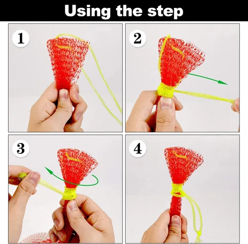 Miniatura 7 de Hamaca de melón redes de sandía, 18 pulgadas, 100 piezas de red de sandía resistente para jardín, red de melón para enrejado vertical cultivo