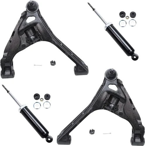 Miniatura 210 de Detroit Axle - AWD Kit de brazos de control delanteros de 4 piezas para Chrysler 300 2005-2023 Dodge Charger 2017-2023 Challenger 2017-2023, 2