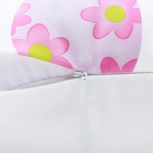 Miniatura 5 de Bonhause Juego de 4 fundas de almohada de Pascua de 18 x 18 pulgadas, decoraciones de Pascua para el hogar, huevos coloridos, conejos, conejos