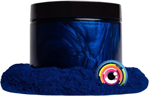 Miniatura 6 de Pigmentos Eye Candy Polvo de Mica Azul Premium - Aoi Hi Blue (50gr) - para Epoxi, Resina, Jabón, Pintura, Carpintería, Vaciado de Acrílico, Bombas