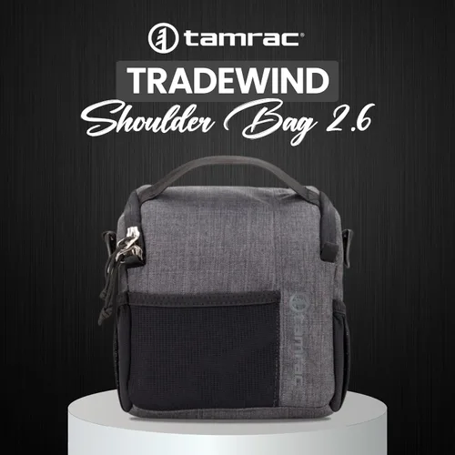 Miniatura 2 de Tamrac Tradewind 2.6 Bolsa para cámara para fotógrafos, funda para cámara para accesorios de fotografía, bolsa de hombro compacta para cámaras DSLR