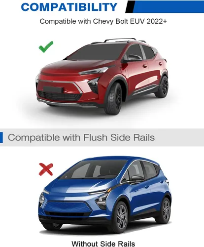 Miniatura 2 de Wonderdriver Barras Transversales para Portaequipajes de Techo 220 lb Compatibles con Chevy Chevrolet Bolt EUV 2022 2023 2024 2025 Bolt-EUV, Barras