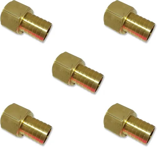 Miniatura 3 de Manguera de 1 pulgada de diámetro interior a 1 pulgada hembra NPT FNPT recto latón accesorio combustible/aire/agua/aceite/gas/WOG (cantidad 10)