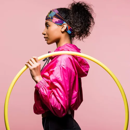 Miniatura 4 de Syhood 8 diademas africanas para mujer, banda ancha elástica con estampado bohemio, para yoga, deportes, entrenamiento, diadema elástica con nudo