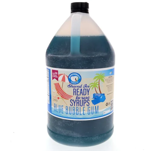 Miniatura 52 de Hypothermias Wild Cherry - Jarabe de sabores de cono de nieve hawaiano listo para usar (128 onzas líquidas), hielo afeitado, 100% azúcar de caña pura