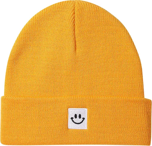 Miniatura 14 de MaxNova Gorro de punto con cara sonriente para hombres/mujeres