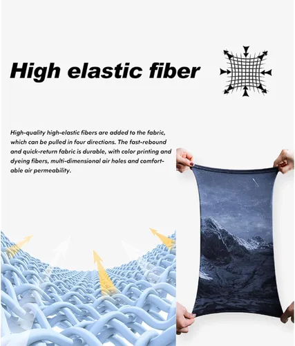 Miniatura 7 de Seamless Face Mask Scarf Neck Gaiter Balaclava for Dust Outdoor Festivals