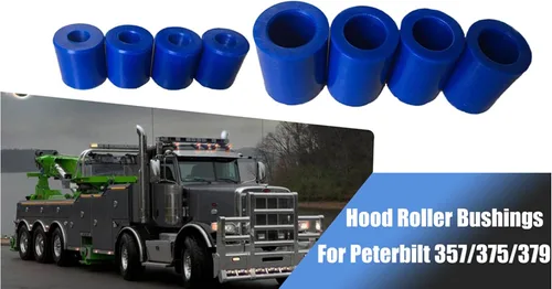 Miniatura 5 de Para Peterbilt Kit de bujes de rodillo de capó Accesorios de rodillos de capó para Peterbilt 357 375 379 Reemplazar 13-04391 13-03593 y 377