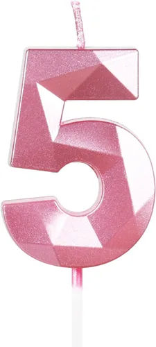 Miniatura 119 de Velas de cumpleaños número 15, velas número 15, velas de feliz cumpleaños de oro rosa para pastel, decoraciones de cobertura de pastel de diseño 3D
