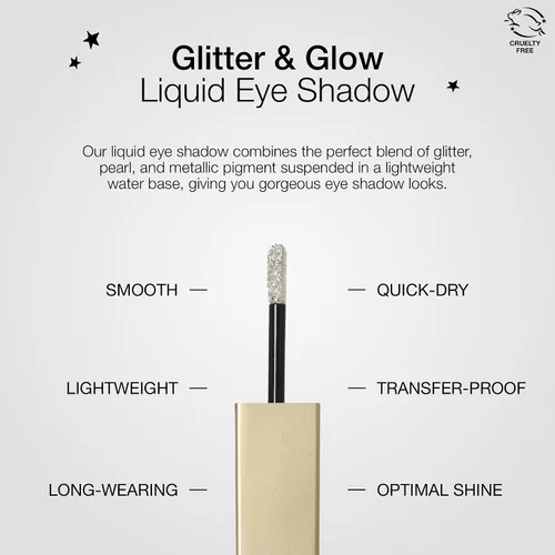 Miniatura 4 de Stila Magnificent Metals Glitter And Glow Sombra de ojos líquida WANDERLUST