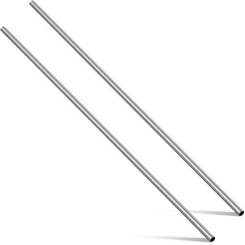 Miniatura 13 de Hicarer 2 piezas de tubo de acero inoxidable 304 de 1-1/2" OD de 24 pulgadas de longitud, tubo de pared engrosada y soldable de 16 calibres, tubo