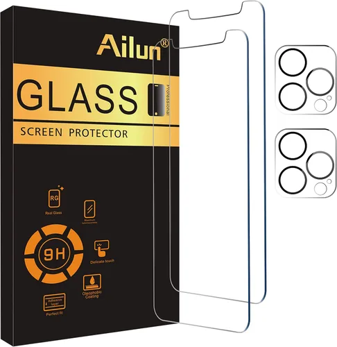 Miniatura 25 de Ailun Paquete de 3 protectores de pantalla para iPhone 17 Pro [6.3 pulgadas] + 3 protectores de lente de cámara con marco de instalación, protección