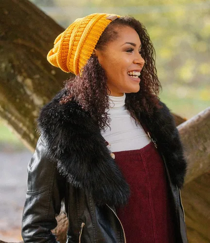 Miniatura 5 de Beautifully Warm Womens Winter Hat Slouchy Beanie Satin Lined Hat for Women