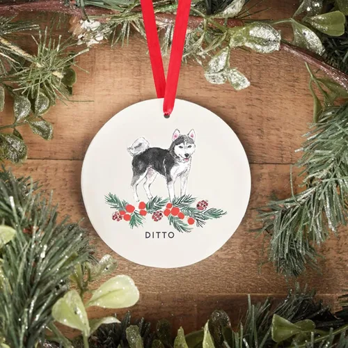 Miniatura 28 de Adorno personalizado para perro, adorno de Navidad personalizado Golden Retriever, regalos personalizados para amantes de las mascotas, regalos