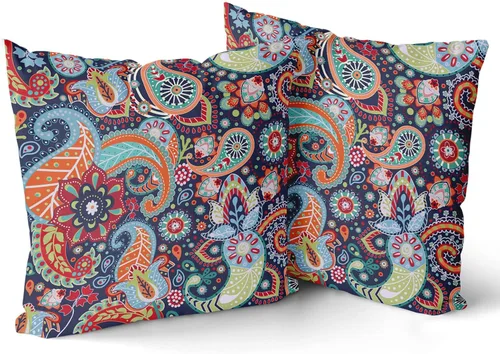 Miniatura 22 de Giwawa Little Adventure - Funda de almohada decorativa cuadrada de 16 x 16 pulgadas, color azul marino, diseño de flecha, fogata, oso, bosque