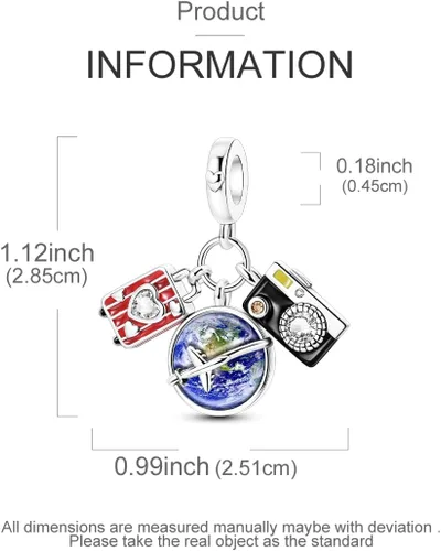 Miniatura 164 de Hapour Dijes de plata de ley 925 para pulseras, collar, joyería europea, colgante de cuentas para mujeres y madres