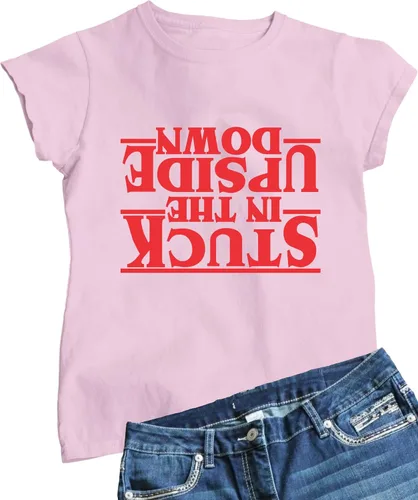 Miniatura 26 de Go All Out Camiseta para mujer Stuck in The Upside Down