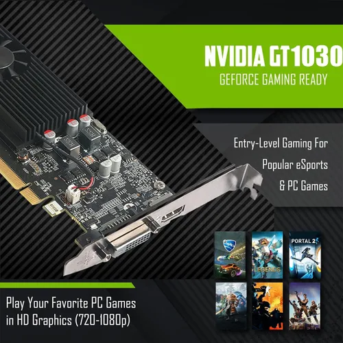 Miniatura 4 de TechMagnet PC de escritorio para juegos, Intel i7 6ª generación, Zeus Pro 4, GT 1030, ARGB de RAM de 16 GB, SSD de 1 TB + disco duro de 2 TB