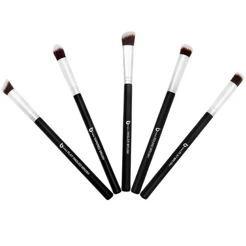 Miniatura 23 de Beauty Junkees Brocha plana para delineador de ojos – Brocha de maquillaje profesional de precisión para delineador de ojos afilados, modelado
