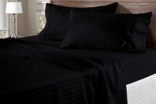 Miniatura 23 de SHERA'S BEDDINGS Juego de sábanas de bolsillo extra profundo de 7 a 9 pulgadas, juego de ropa de cama de calidad egipcia California Queen de 60 x 84