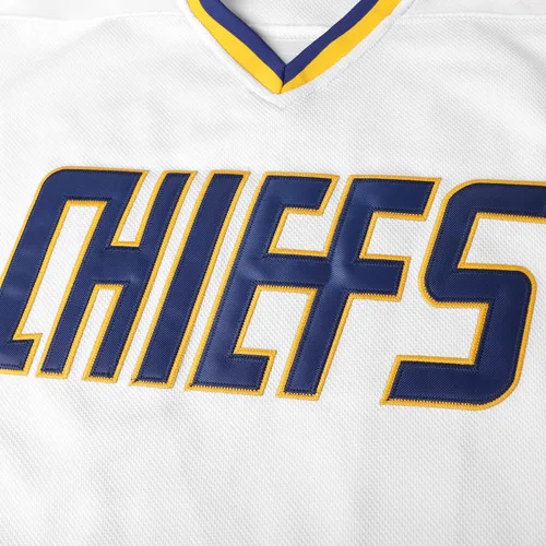 Miniatura 13 de Phoneutrix Hanson Brothers Charlestown Chiefs 16 Jack 17 Steve 18 Jeff Slap Shot Movie Hockey Jersey Azul