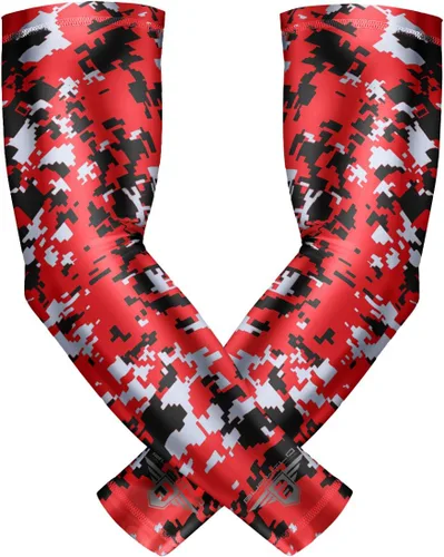 Miniatura 8 de Bucwild Sports Baseball Arm Sleeve - Youth & Adult 1 Pair - Football Basketball Cycling Tennis Bandera de EE.UU