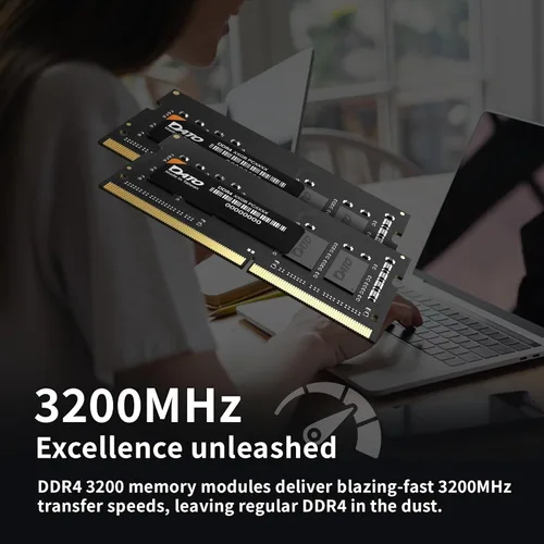 Miniatura 3 de DATO 32GB RAM DDR4 3200MHz PC4-25600 CL22 SODIMM 1.2V 260-Pin Memoria de módulo SODIMM para portátiles y notebooks sin ECC