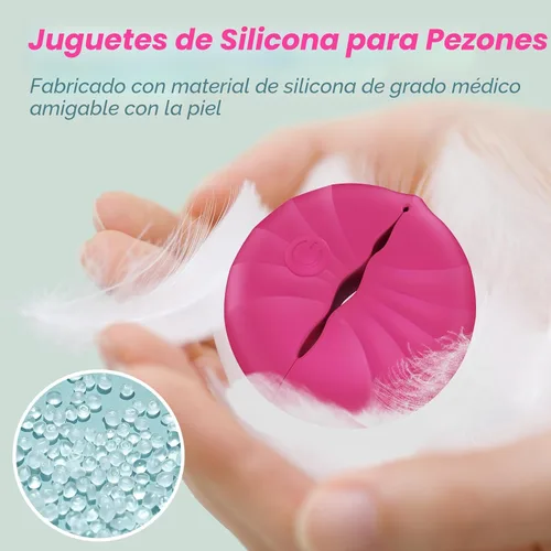 Miniatura 5 de Juguetes para pezones, vibrador de pezón, abrazaderas para pezones, placer sexual para mujeres con 10 modos de vibración, juguete invisible ligero