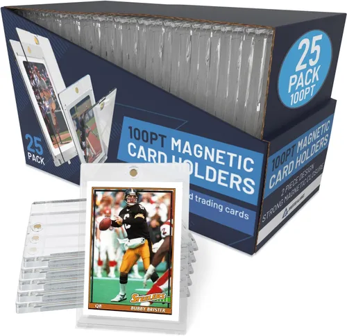 Miniatura 13 de Estuche soporte magnético premium de 35PT - 360PT para tarjetas Soporte magnético para cartas de intercambio, deportes profesionales, fútbol