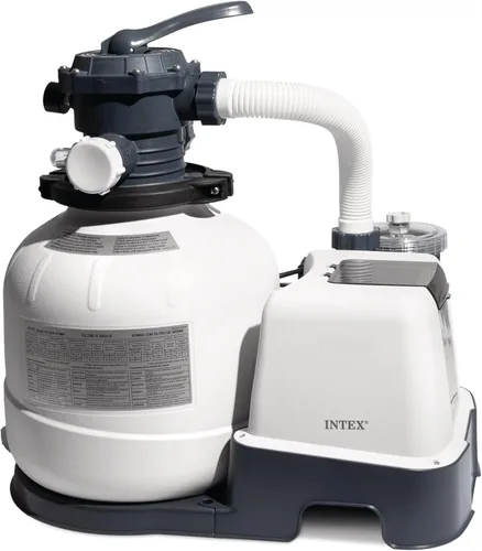 Miniatura 11 de Intex QS200 Krystal Clear Sistema de cloro de agua salada para piscinas sobre el suelo: mantiene el agua clara, reduce el uso de productos químicos
