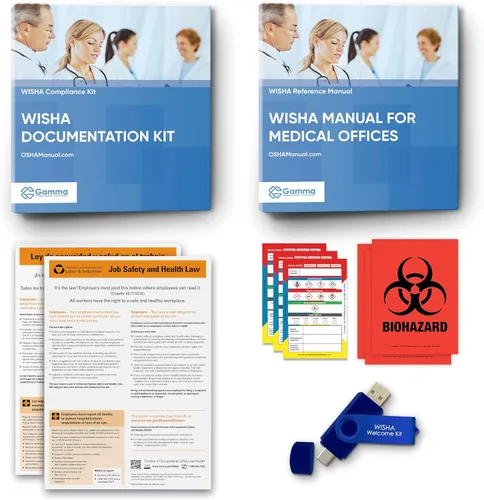 Miniatura 7 de Paquete Cal/OSHA para consultorios médicos, incluye manual de reglamentos y estándares (impreso) + políticas y formularios de seguridad
