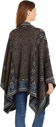 Miniatura 2 de Invisible World Ruana - Poncho de lana de alpaca para mujer, capa de invierno para otoño