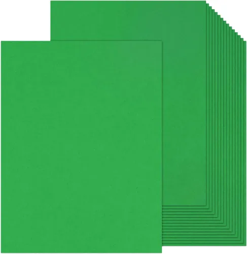 100 hojas de cartulina verde de 8.5 x 11 pulgadas, papel de impresora grueso Goefun de 80 libras para tarjetas de Navidad, invitaciones y