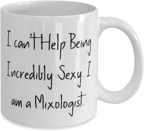 Miniatura 2 de Sarcastic Mixologist Gifts, I can't Help, Sarcasm Birthday 11oz 15oz Mug Gifts Idea For Friends, Mixologist Gifts From Friends, Cocktail recipes