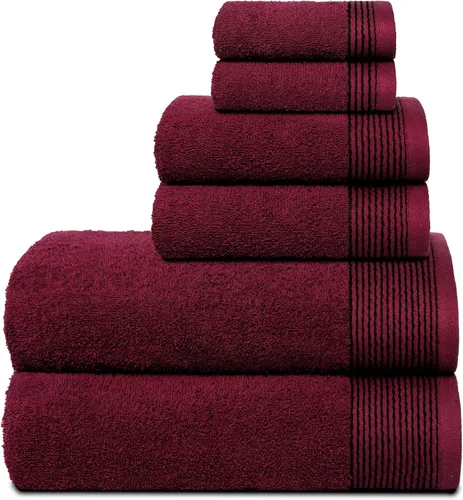 Miniatura 30 de Belizzi Home Juego de 3 toallas de algodón ultra suave, contiene una toalla de baño de 28 x 55 pulgadas, una toalla de mano de 16 x 24 pulgadas y un