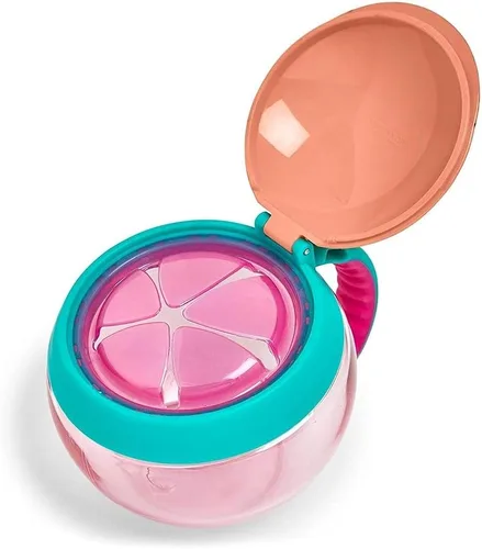 Miniatura 3 de Skip Hop Contenedor de aperitivos para bebés, taza de aperitivos para comida, llama