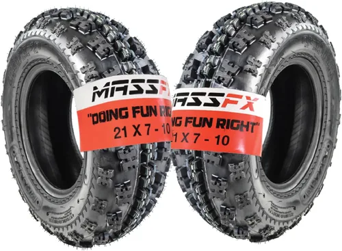 Miniatura 10 de MASSFX 20x10-9 Neumático Trasero para Vehículos Todo Terreno (ATV), Utilidad-Tarea (UTV) y Lado a Lado (SxS) - 4 Capas con Profundidad de Banda