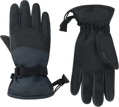 Miniatura 2 de American Trends Guantes de nieve para niños, guantes de invierno impermeables, guantes de esquí para niños y niñas, clima frío, guantes de snowboard