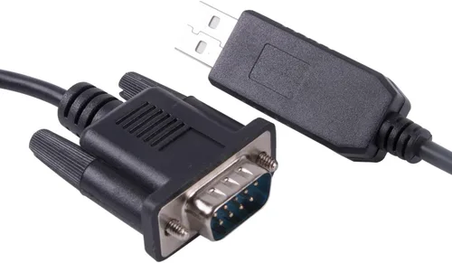 Miniatura 4 de USB a DB9 D-Sub Macho Com Port FT232RL RS232 Serial Convertidor Adaptador de Comunicación Cable de Actualización (Estándar DB9 Pinout: 2-RXD ...)